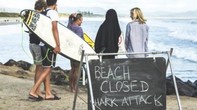 Surfista atacado por tiburón en Byron Bay
