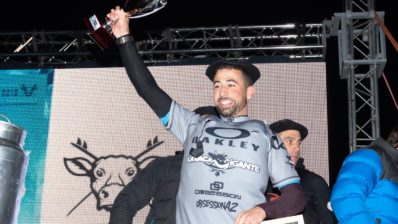 Juan Fernandez, campeón de España de ola grande en La Vaca Gigante