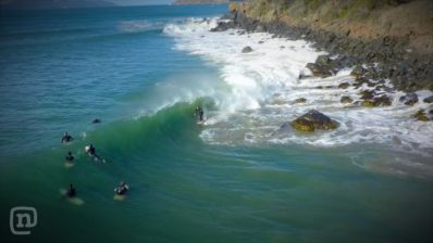 La ola infinita de Tasmania